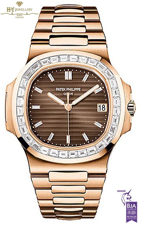 patek philippe rose gold diamond price|patek philippe nautilus with diamonds.